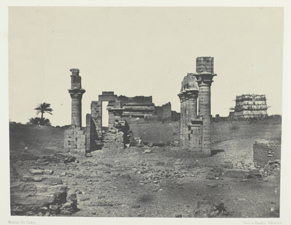 Temple d'Hermontis, Haute-Egypte, plate 63 from the album 