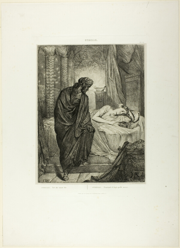 Yet She Must Die, plate eleven from Othello