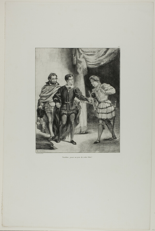Hamlet and Guildenstern, plate 6 from Hamlet
