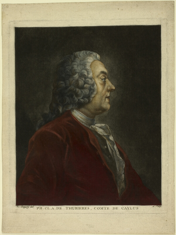 Portrait of Philippe Claude André de Thubières, Comte de Caylus