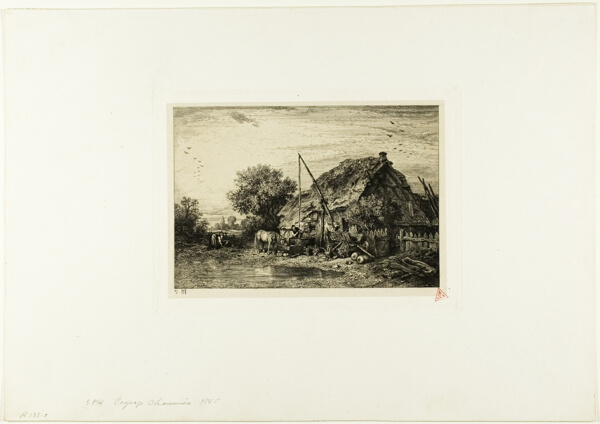 Peasant House with Pond