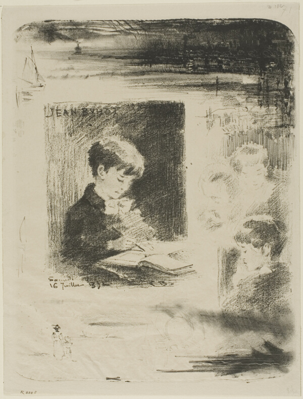Child Drawing (Jean Buhot)