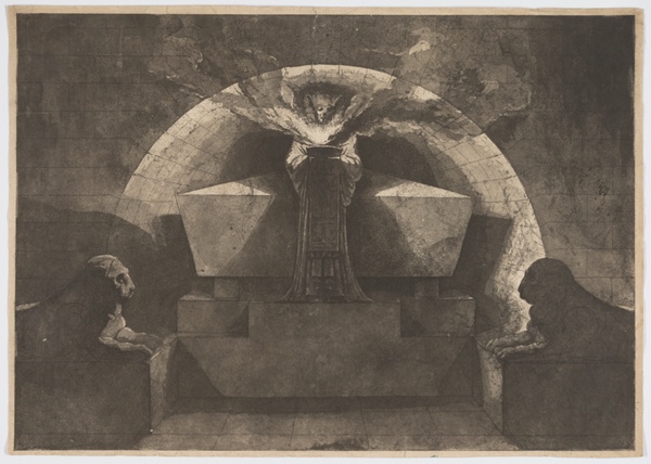 Tomb with Death Standing