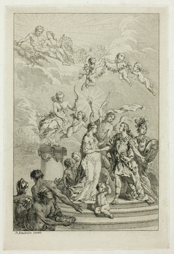 Allegory of the Marriage of the Dauphin Louis to the Infanta Maria Theresa of Spain