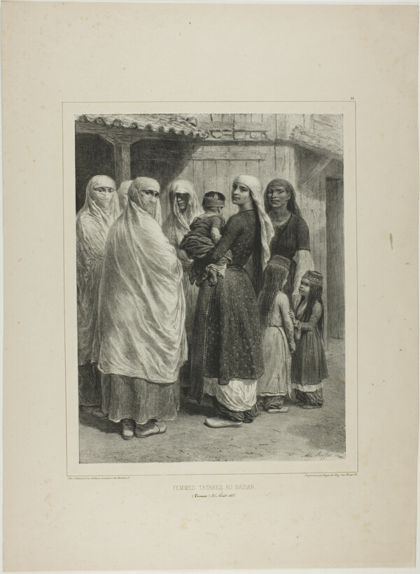 Tartar Women at the Baïdar, Crimea, August 26, 1837