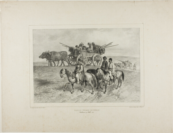 Family of Traveling Hungarian Gypsies, Moldavia, July 19, 1837
