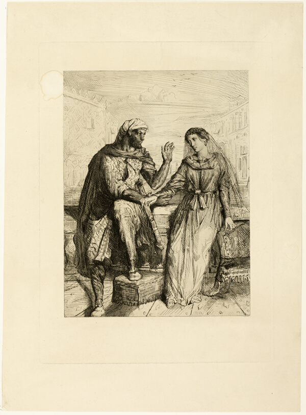 She Thank'd Me, plate two from Othello