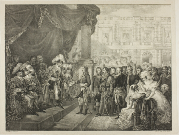 Reception by the Directory, plate 29 from The Political and Military Life of Napoleon