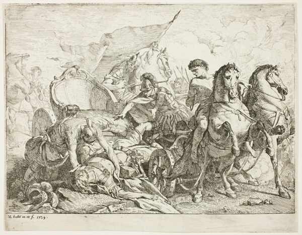 Antiochus Falling from His Chariot