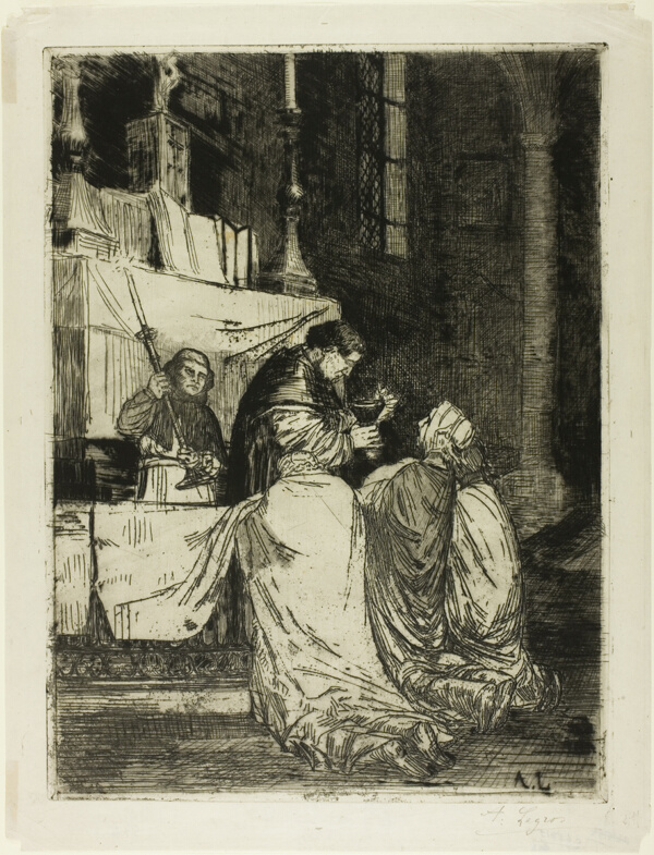 Communion in the Church of St. Médard