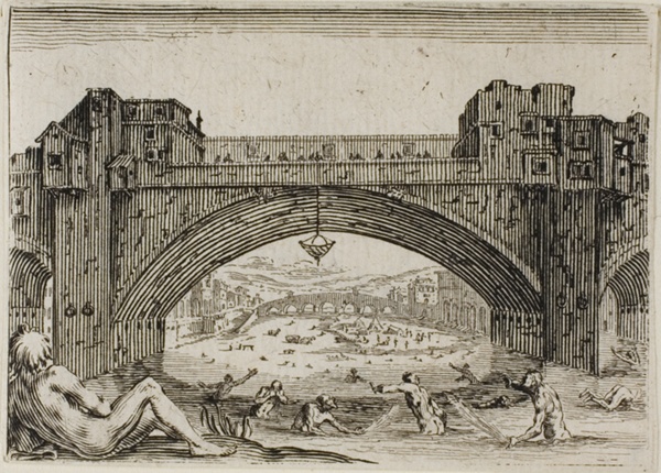The Pont Vecchio in Florence, from The Caprices