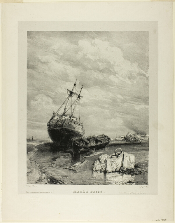 Low Tide, plate six from Six Marines