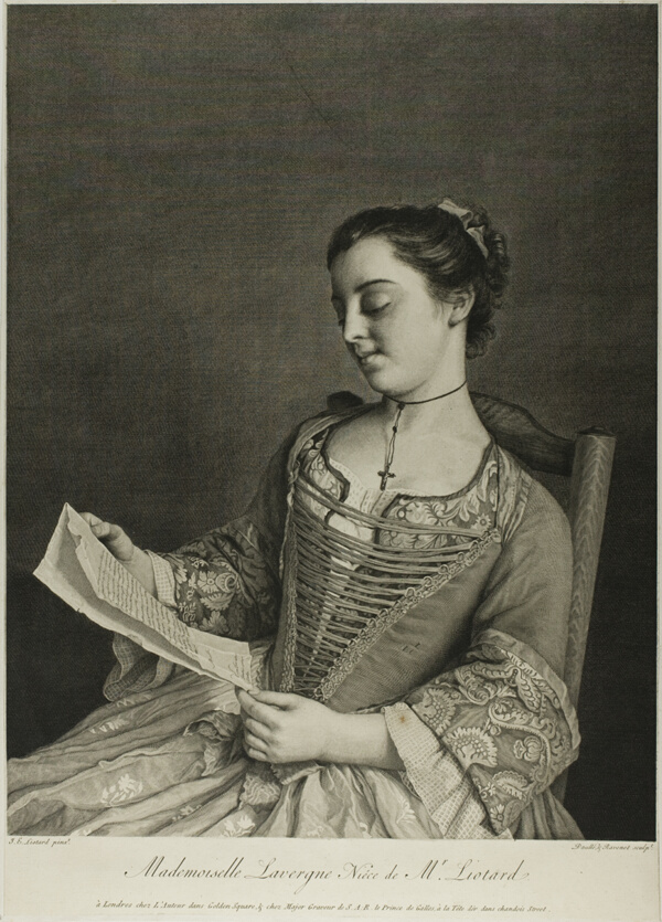 Mlle. Lavergne, Niece of Mr. Liotard