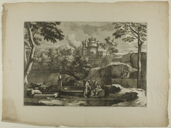 View of a City (Christ with the Good Samaritan at the Well)