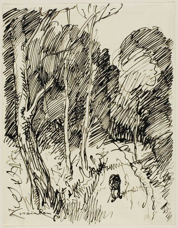 Wooded Landscape with Vagabond
