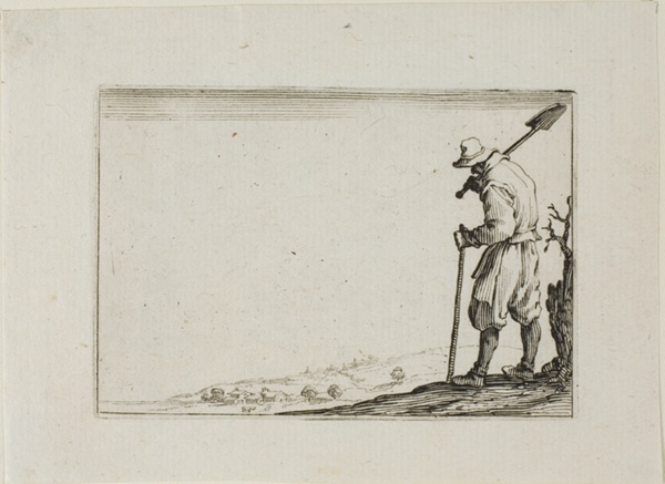 The Peasant Carrying his Shovel on his Shoulder, from The Caprices