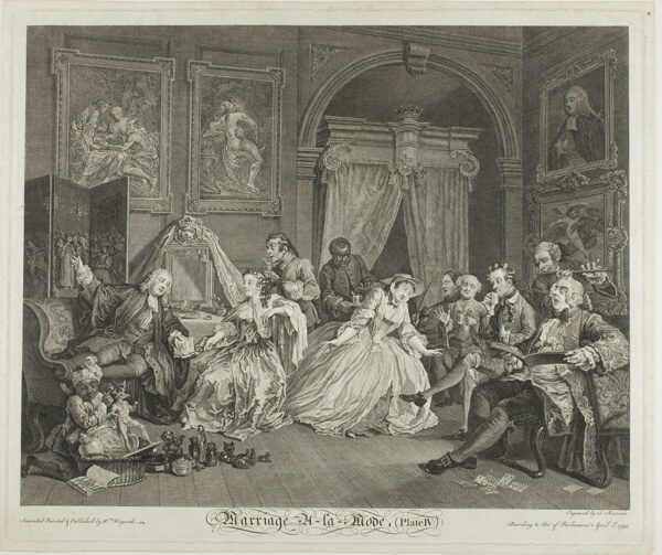 Plate Four, from Marriage à la Mode