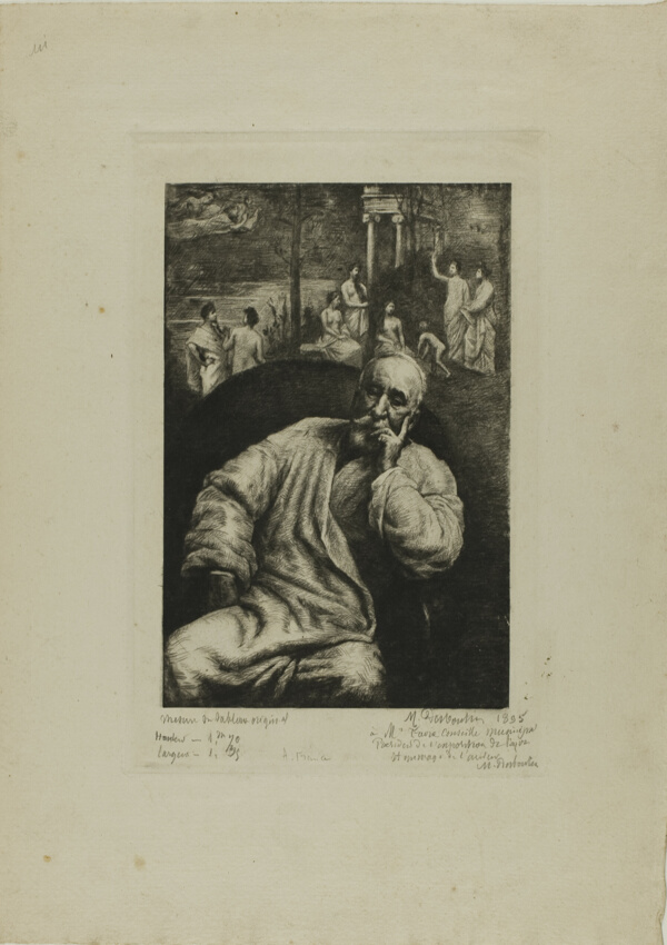Pierre Puvis de Chavannes, Portrait and Composition