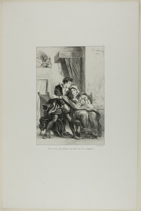 Hamlet and the Queen, plate 10 from Hamlet