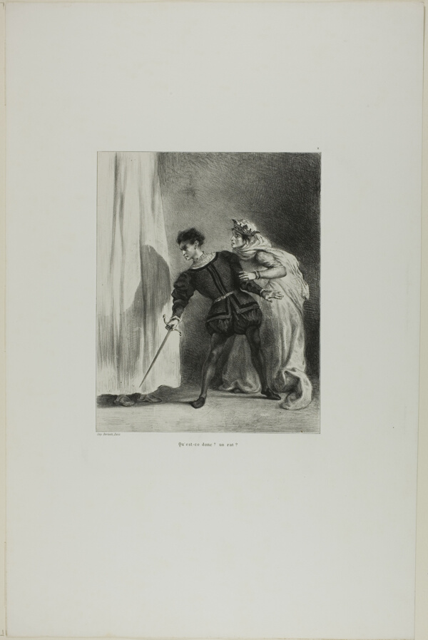 The Murder of Polonius, plate 9 from Hamlet