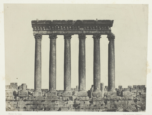 Baalbeck (Héliopolis), Colonnade Du Temple Du Soleil; Syrie