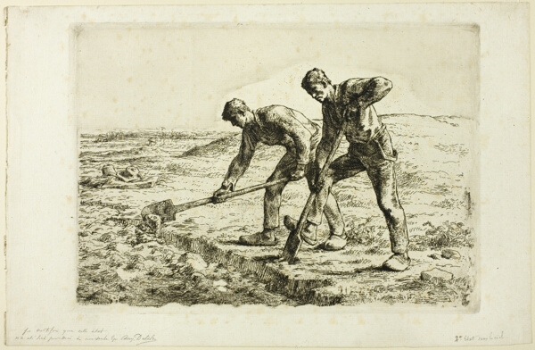 Two Men Digging