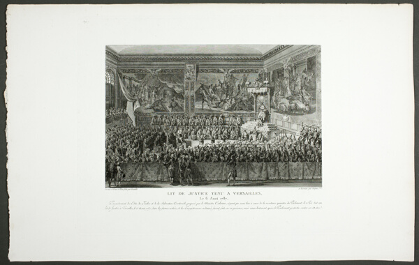 Seat of Justice Held at Versailles, Tableaux historiques de la Révolution Française