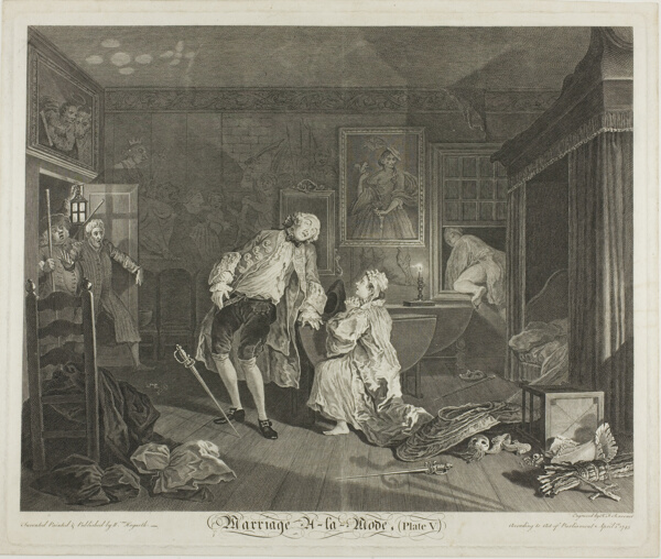 Plate Five, from Marriage à la Mode