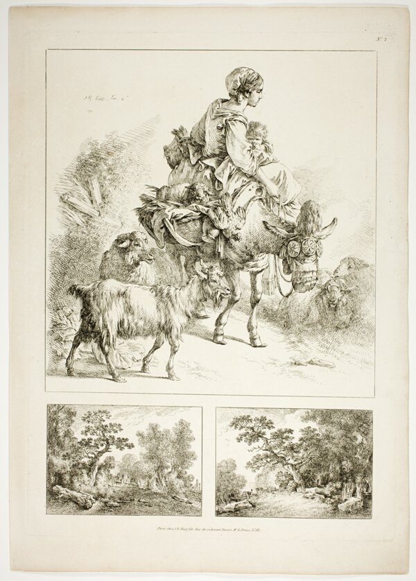Plate Two of 38 from Oeuvres de J. B. Huet