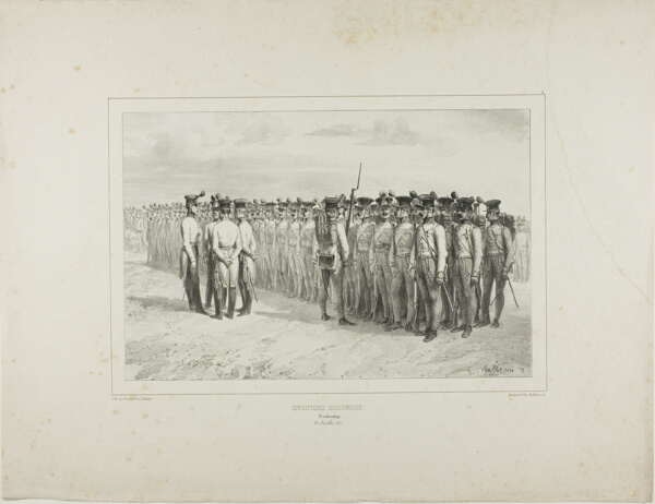 Hungarian Infantry, Presbourg, July 2, 1837
