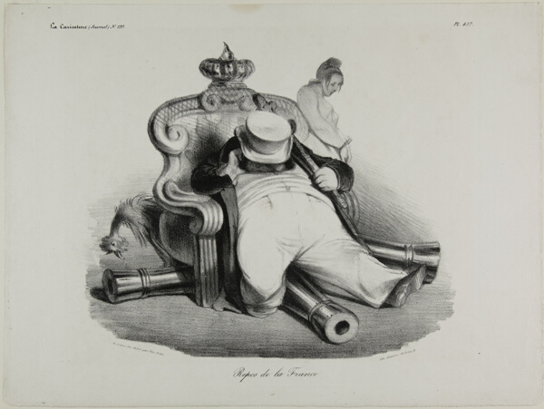 The Repose of France, plate 417