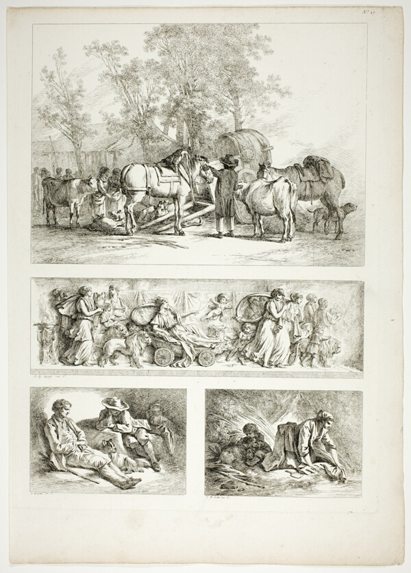 Plate 27 of 38 from Oeuvres de J. B. Huet