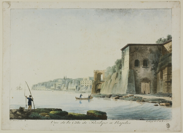 View of the Coastline of Posilipo at Naples, from Views of Italy
