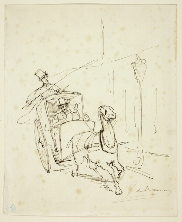 Whistler in a Hansom Cab