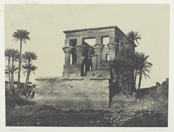 Temple Hypêthre, Philoe; Nubie, plate 70 from the album 