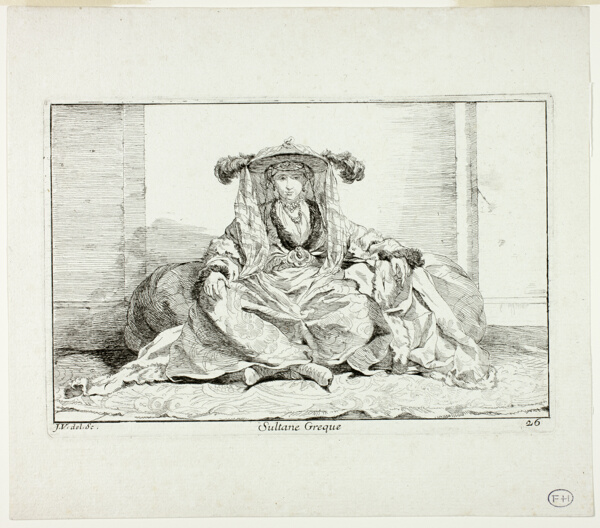 Sultane Grecque, plate 26, from Caravanne du Sultan à la Mecque