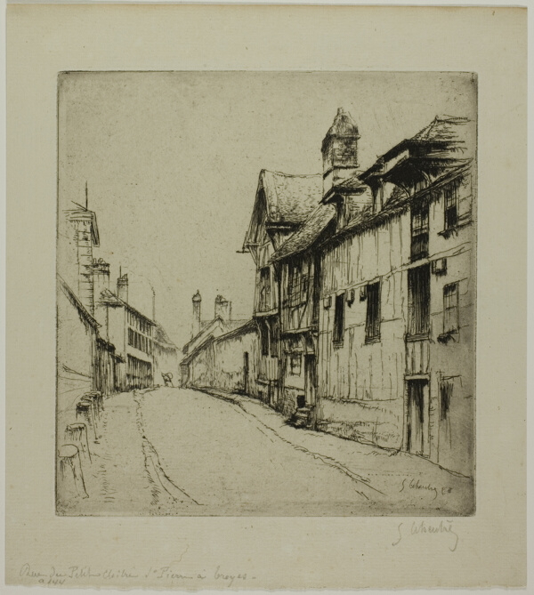 The Little Cloister Street, Troyes