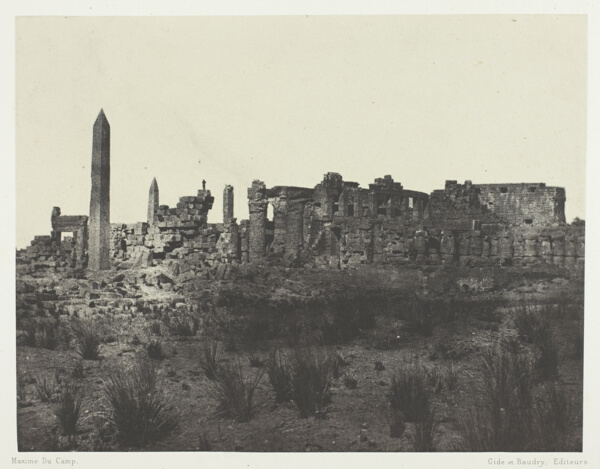 Palais de Karnak, Vue Générale des Ruines, Prise au Nord; Thèbes, plate 32 from the album 