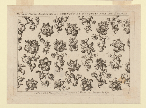 Design for an Embroidered or Woven Textile