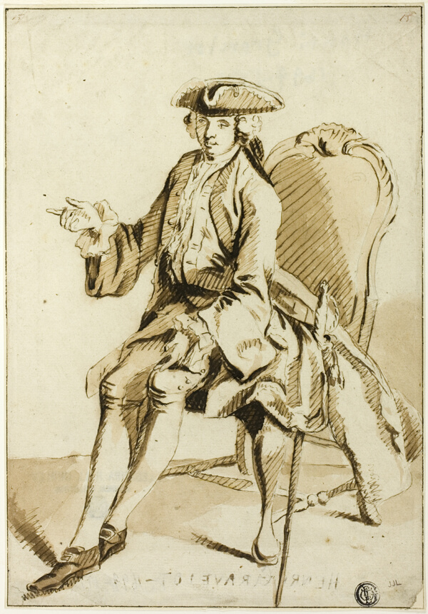 Young Seigneur Seated