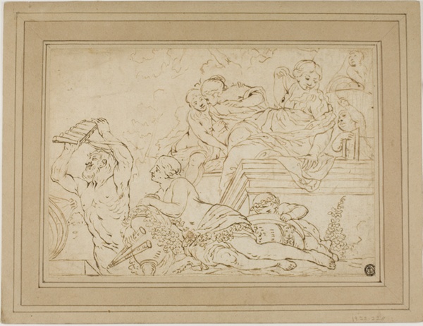 Scene with Nymphs and Satyr