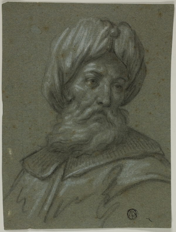 Head of an Old Man with Turban and Beard