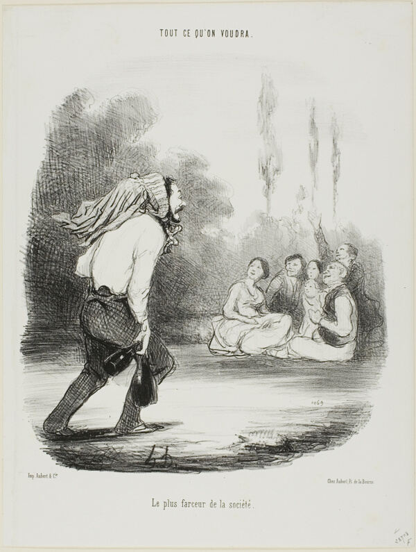 The Comedian of the Group, plate 13 from Tout Ce Qu'on Voudra