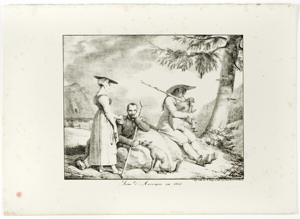 Scene d’Auvergne en 1845