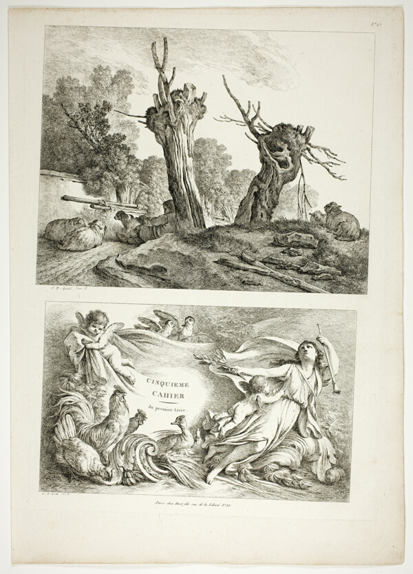 Plate 25 of 38 from Oeuvres de J. B. Huet