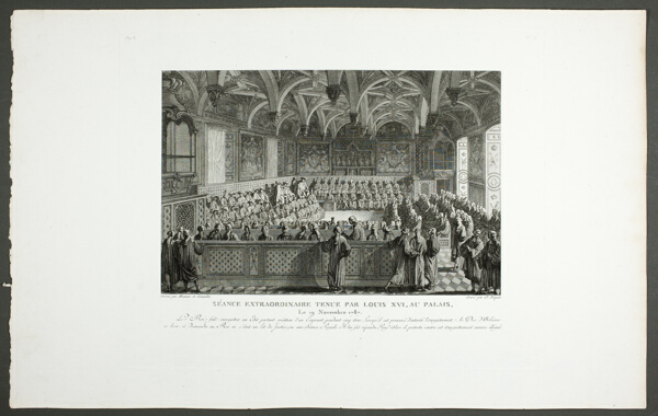 Special Meeting Held by Louis XVI at the Palace