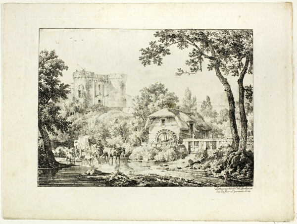 Landscape with a Mill and Castle