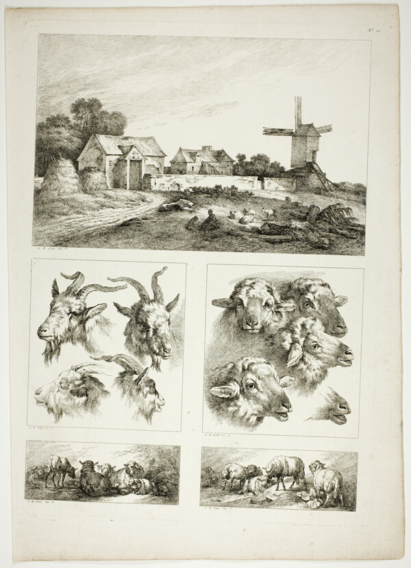 Plate 28 of 38 from Oeuvres de J. B. Huet