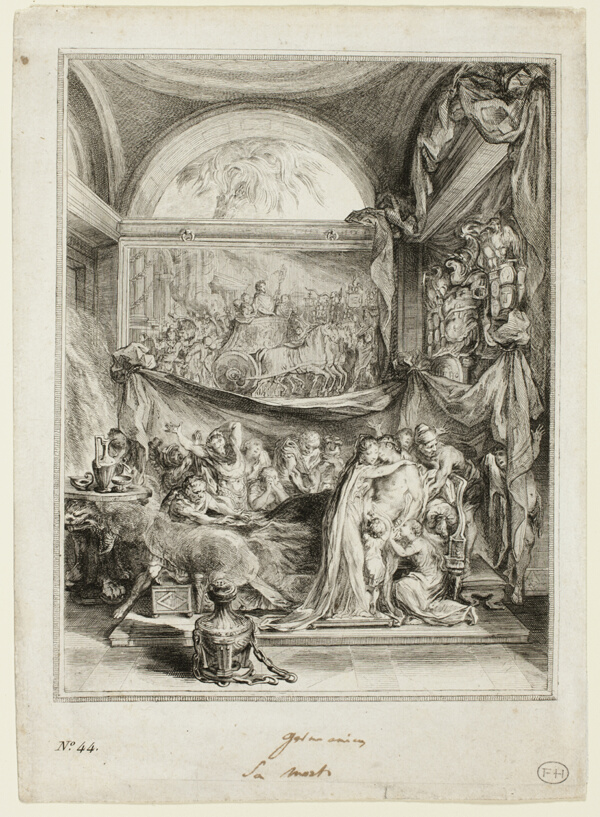 The Death of Germanicus, from the Spectacle de l'Histoire Romaine
