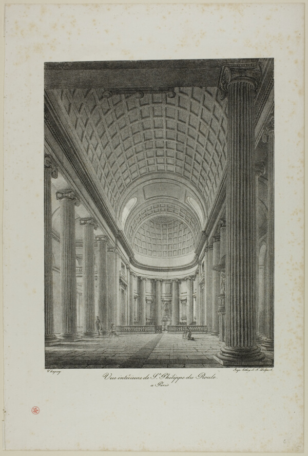 Interior View of St. Philippe du Roule, Paris